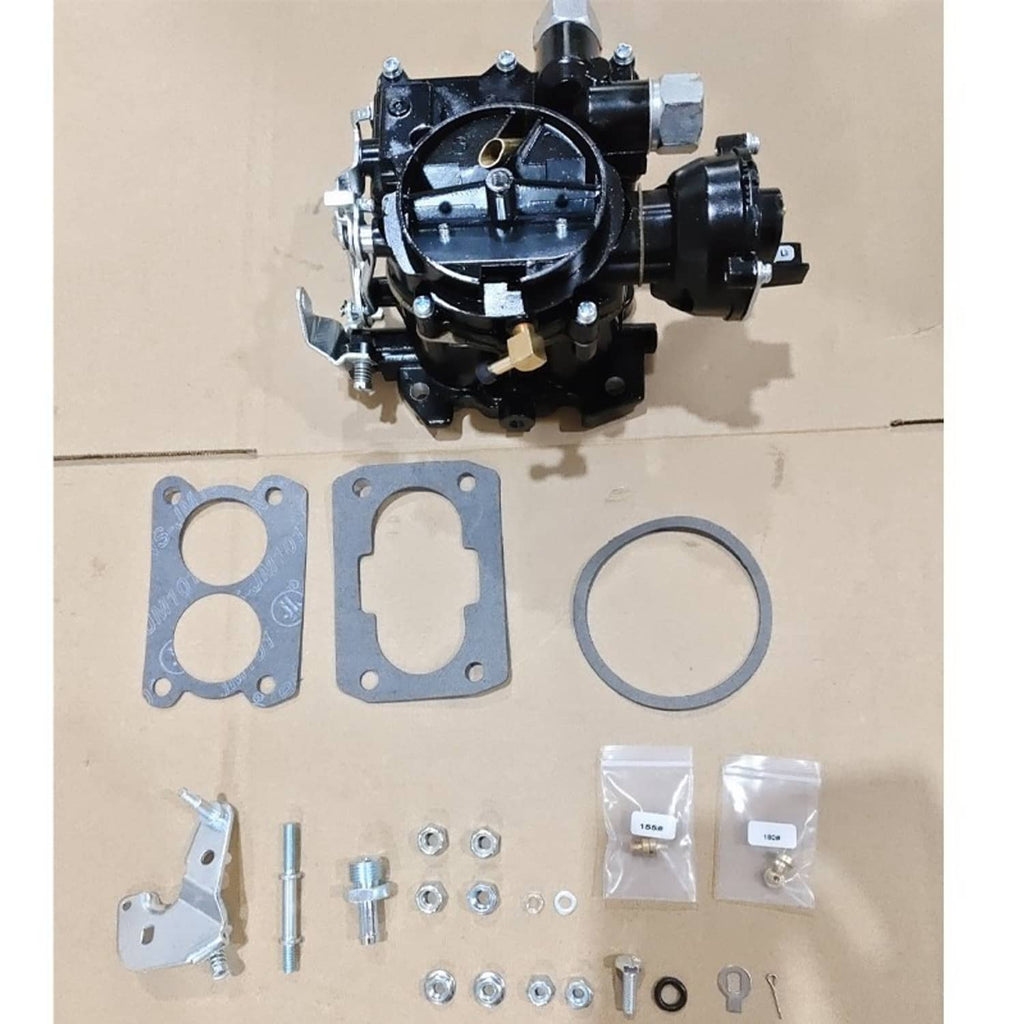 Marine carburetor with choke, gaskets, O-ring, and mounting hardware