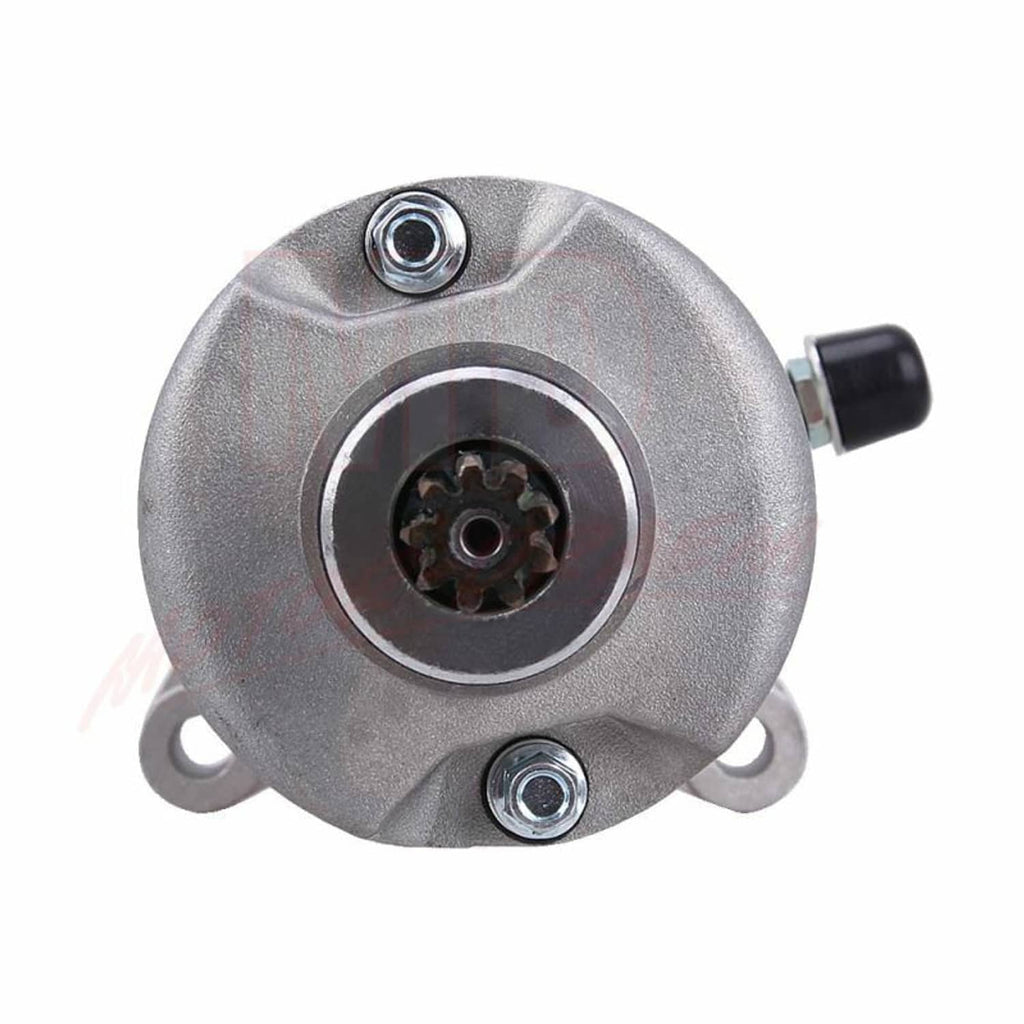 Recoil starter cover housing with center drive sprocket and side mounting posts