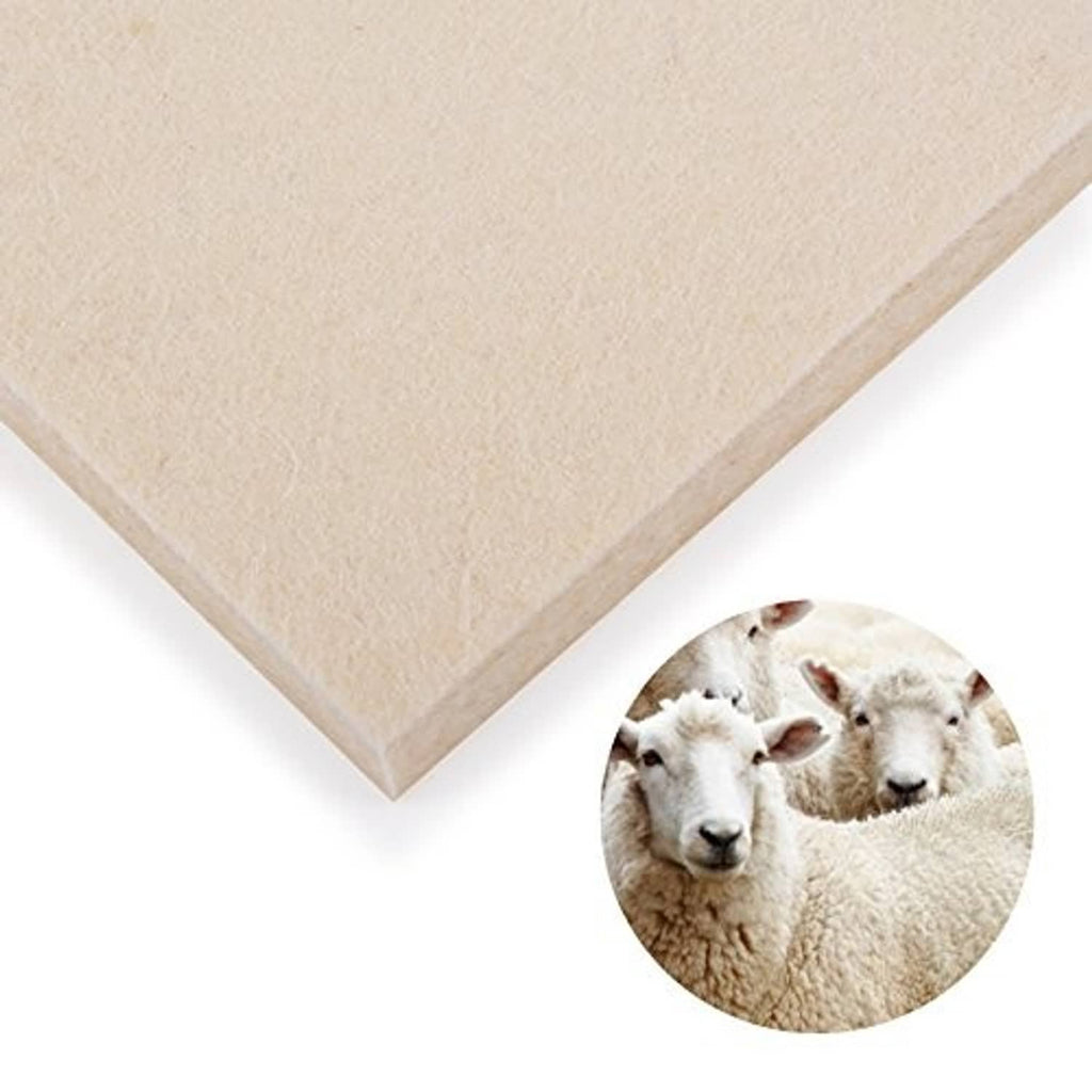 Close-up of light beige soft felt squeegee pad texture with smooth edges
