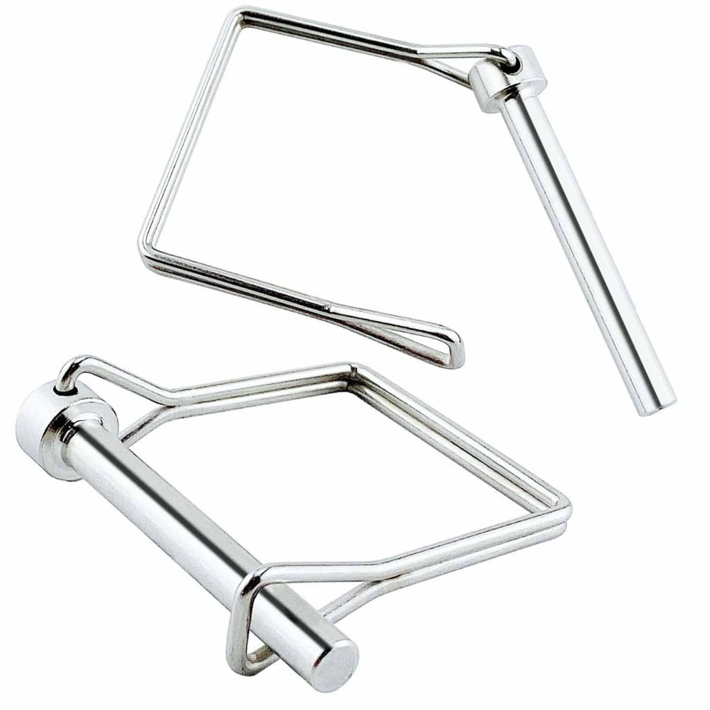 316 stainless steel PTO safety coupler locking pin, square frame with locking clip and handle
