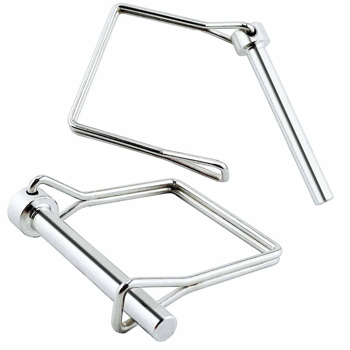 316 stainless steel PTO safety coupler locking pin, square frame with locking clip and handle