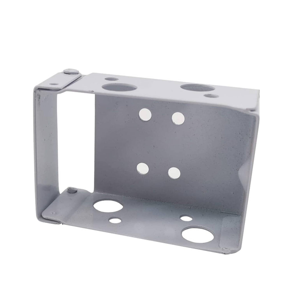 RONGYOUNG low-profile blind bracket (white) with mounting holes, front view