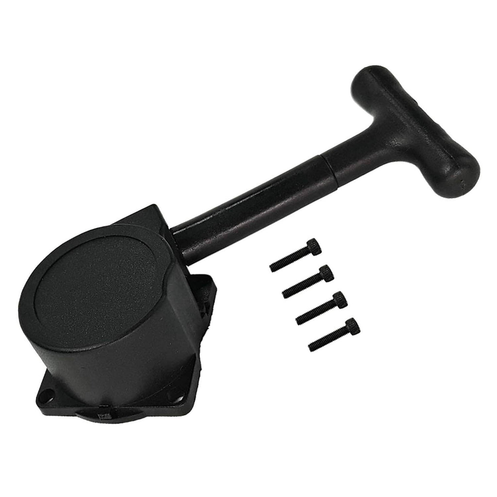 RC recoil pull starter unit with black pull handle and mounting base