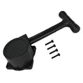 RC recoil pull starter unit with black pull handle and mounting base