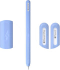 Blue ultra-thin protective silicone stylus cover with exposed pointed tip