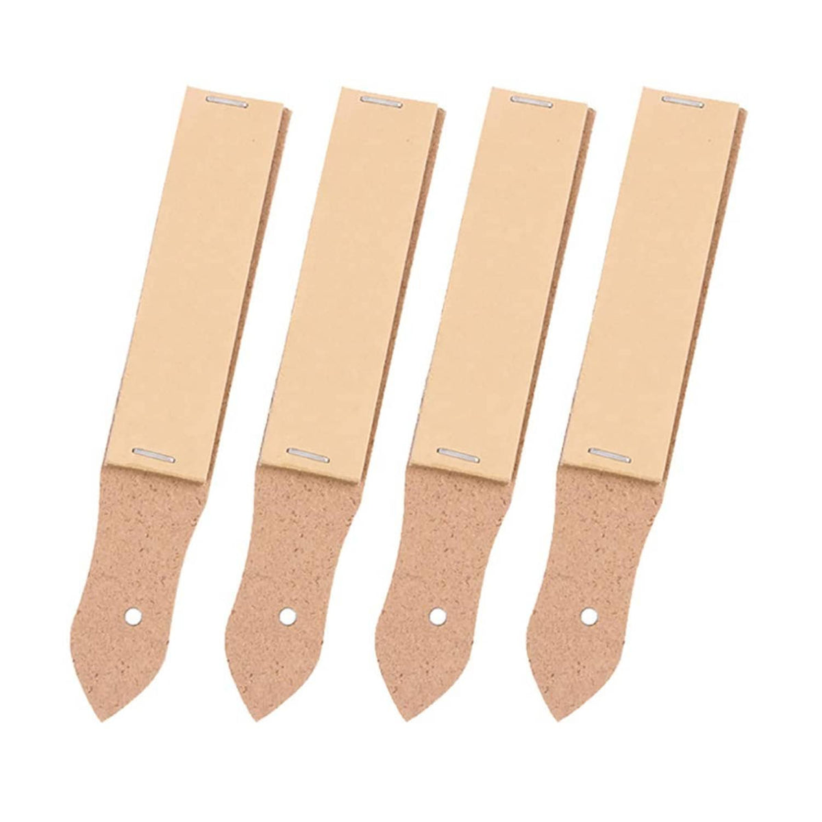 Sandpaper pencil pointer sharpener strip, cardboard-backed, set of 5