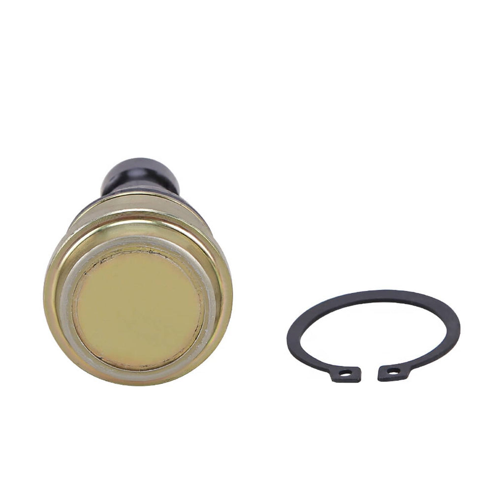 Ball joint with metal housing, tan seal, and retaining O-ring gasket, dark top
