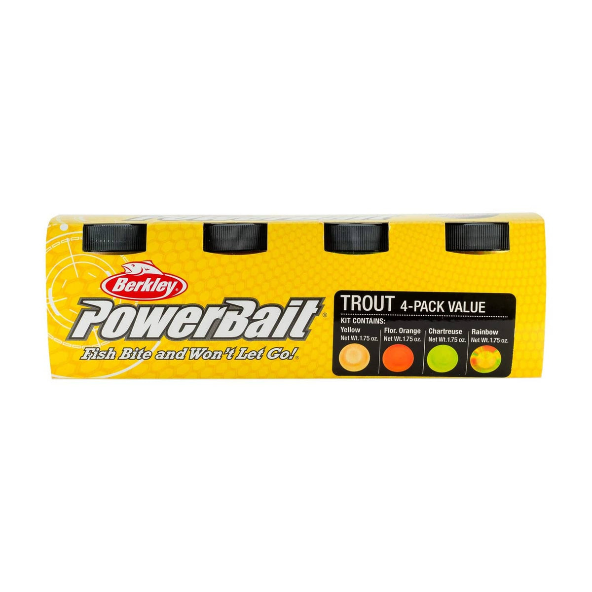 Berkley Powerbait Trout 4-pack value kit, moldable floating hook bait