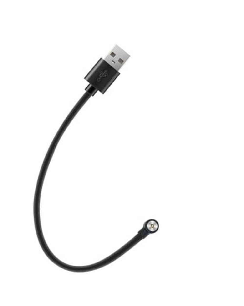 Smart ring charger cable with USB connector and magnetic pin charging tip
