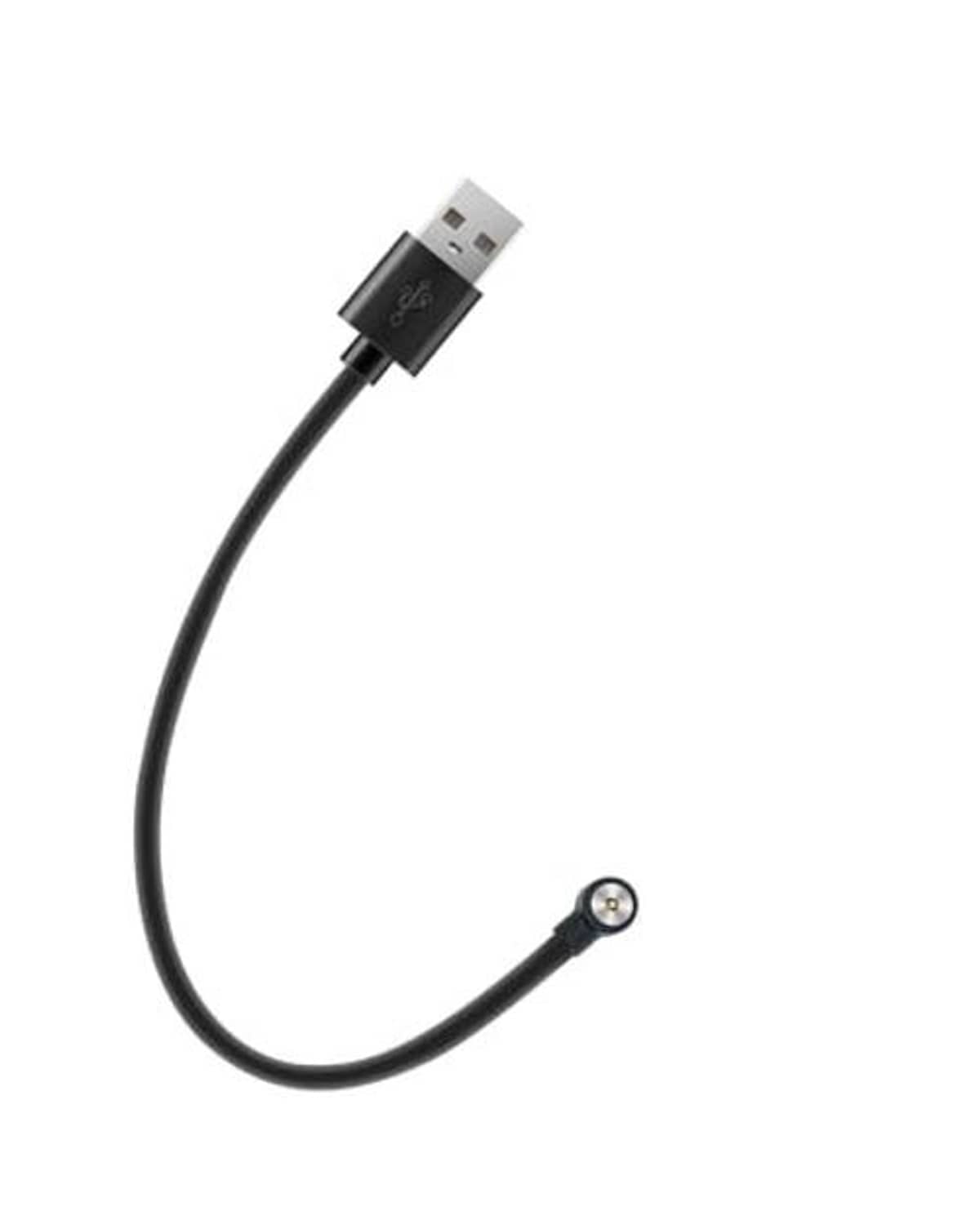 Smart ring charger cable with USB connector and magnetic pin charging tip