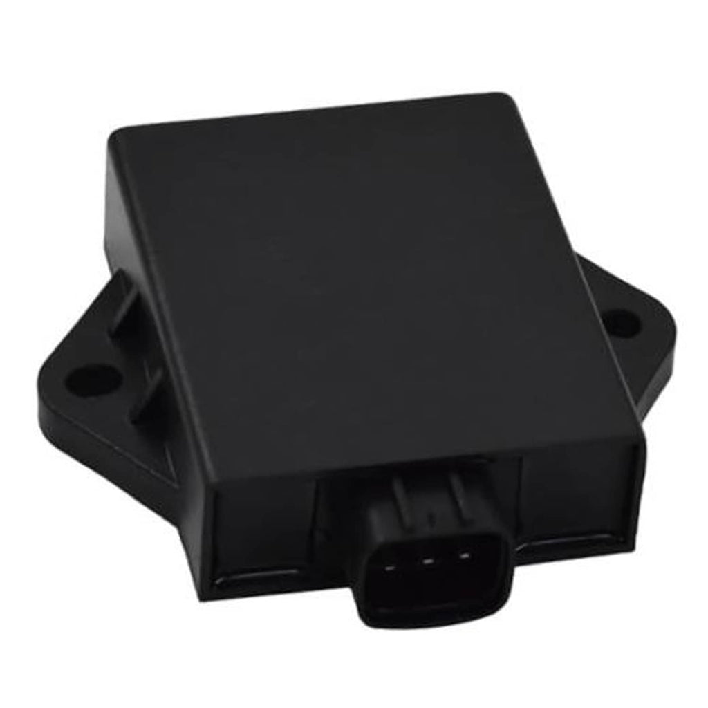 Black CDI ignition control module box with multi-pin wiring connector