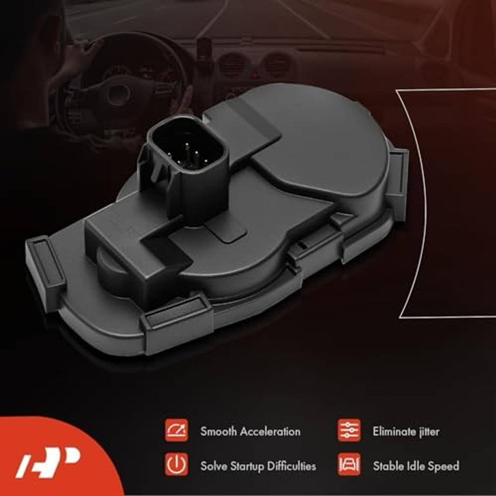 Throttle position sensor housing with 4-pin plug on top