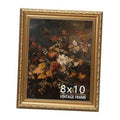 Bronze gold vintage picture frame with ornate border for 8x10 photo