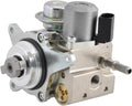 High pressure fuel pump with metal housing and black electrical connector