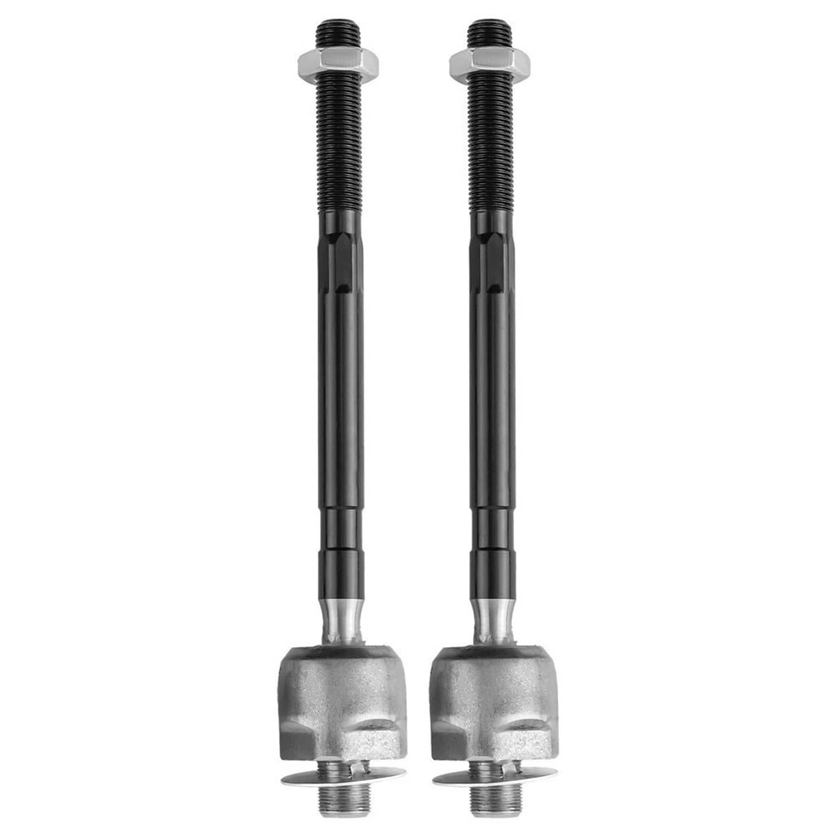 Sway bar link kit, black rods with silver ball ends and threaded nuts