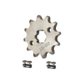 Steel 420 chain front sprocket cog, 12T, 17mm bore with side pin holes