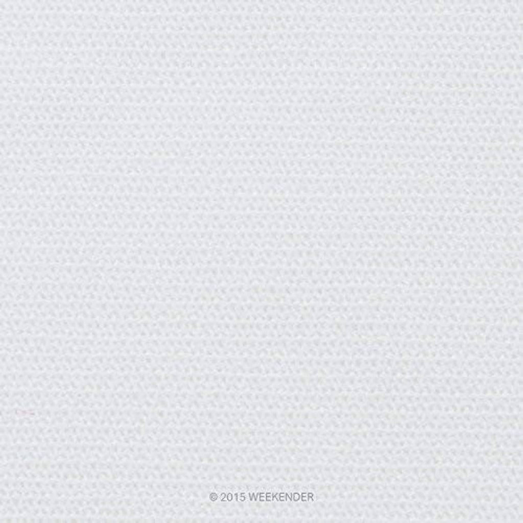 White textured jersey mattress protector fabric close-up
