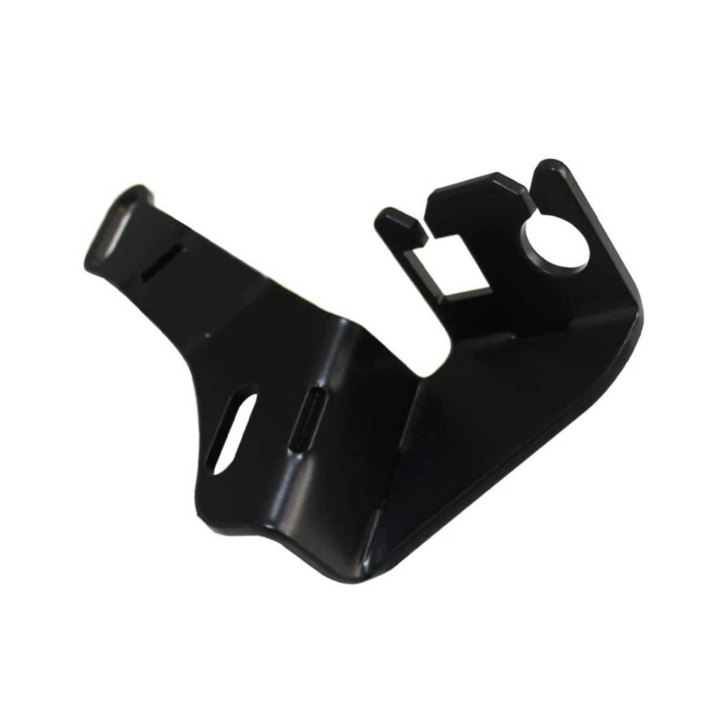 Black throttle cable bracket kit, metal support piece with U-shaped mounting profile.