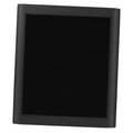 Black solar panel charger with dark glass face and square frame