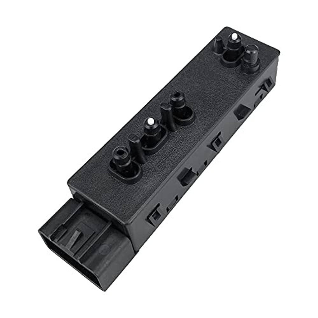 Black seat switch module with button panel and front connector plug