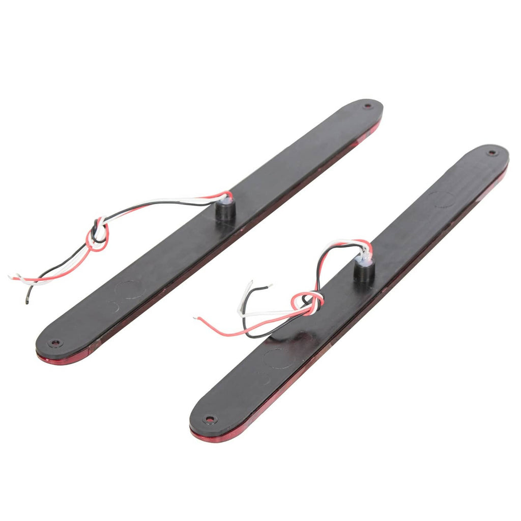 Black mounting base trailer light bars with wiring leads, no red lens visible