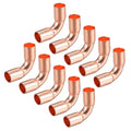 6.35mm copper 90° elbow short-turn pipe fittings, tube elbow connectors