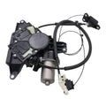 Right-side power sliding door motor assembly with cables and electronic actuator