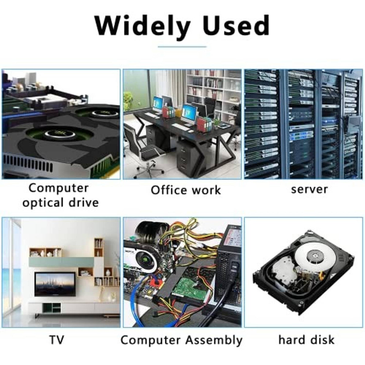 SATA adapter cable for connecting drives in computers, office systems, and servers