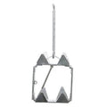 Hot-dipped galvanized steel fold-and-hold anchor with uplift ring and three triangular flukes