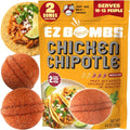EZ Bombs chicken chipotle seasoning pack with spice bombs and taco image