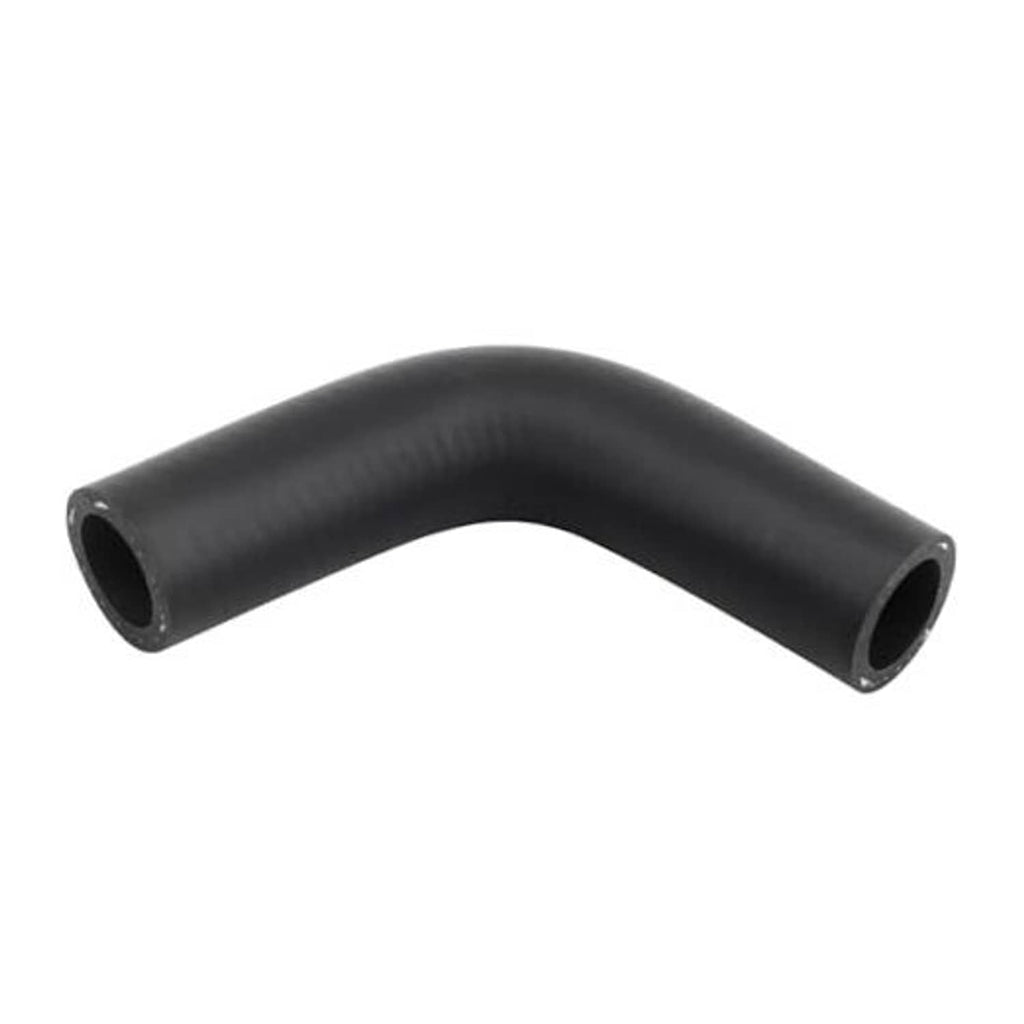 Black molded multi-purpose hose with 90-degree elbow and two open ends