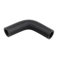 Black molded multi-purpose hose with 90-degree elbow and two open ends