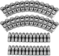 Rocker arms and valve lifters kit with curved rocker assemblies and metal lifters