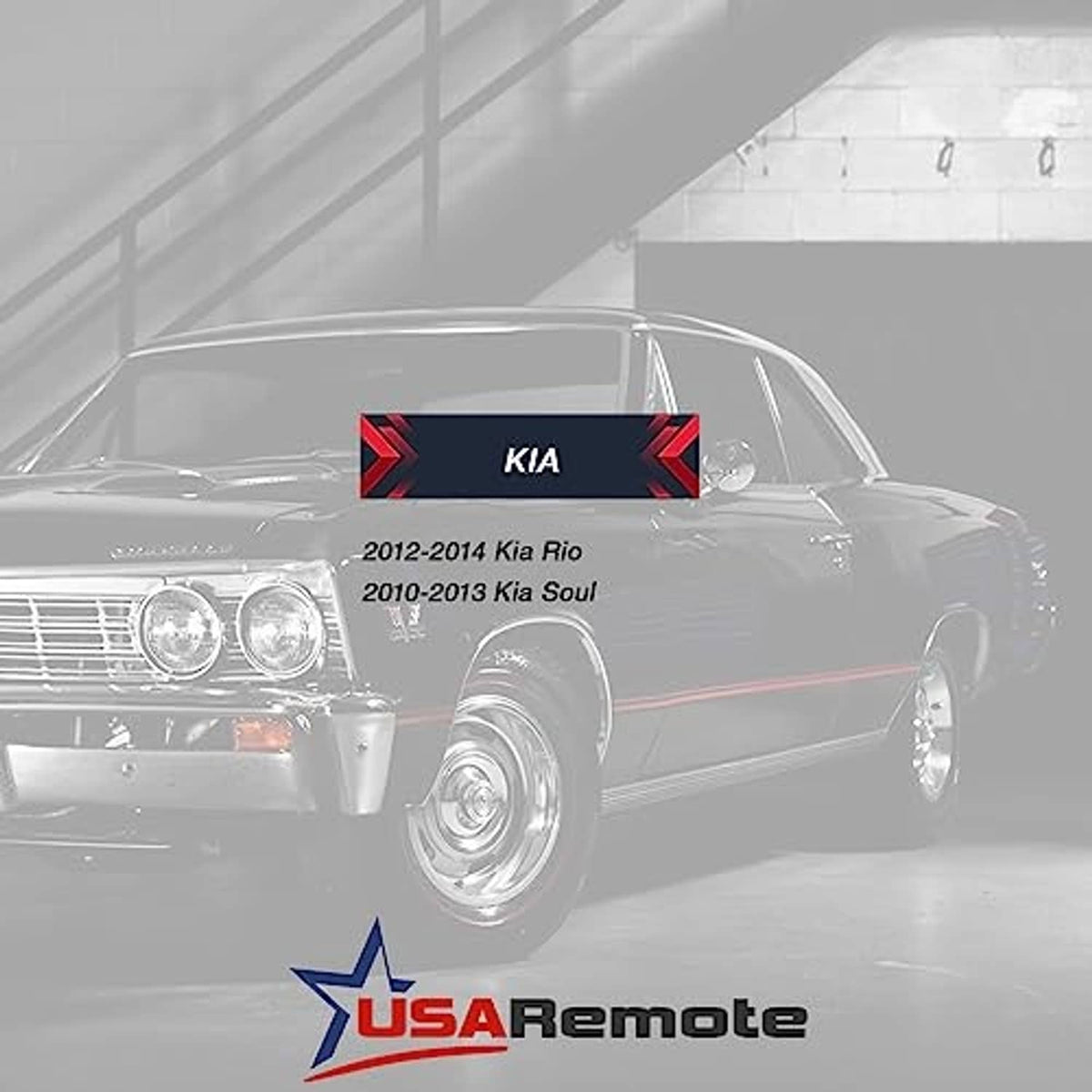 USARemote logo and car promotional graphic with Kia fitment text