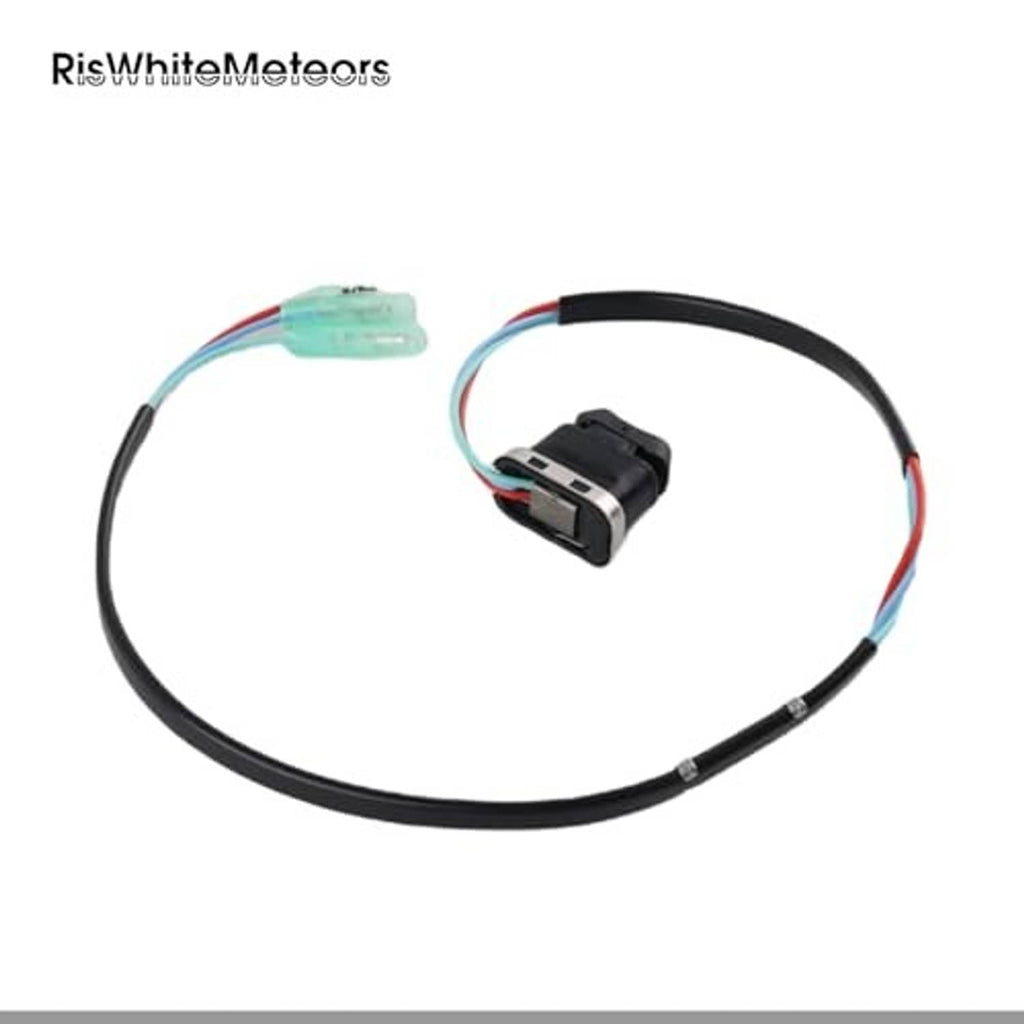 Tilt switch replacement wire harness with green connector and black switch module