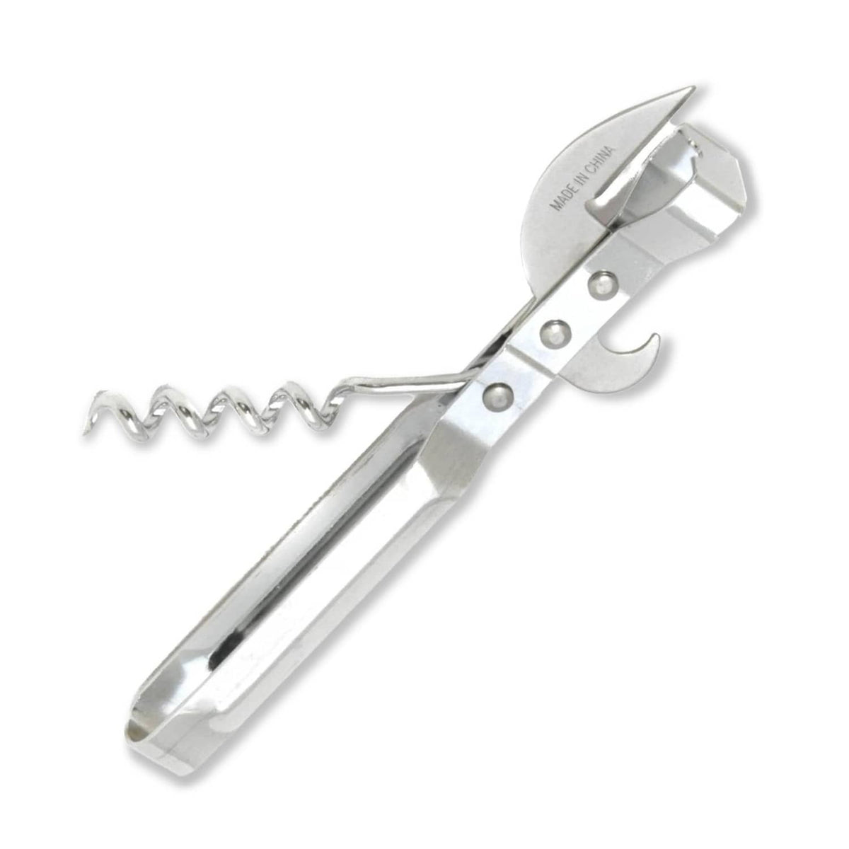 Chef Craft Select 3-in-1 stainless steel can opener with bottle opener and corkscrew