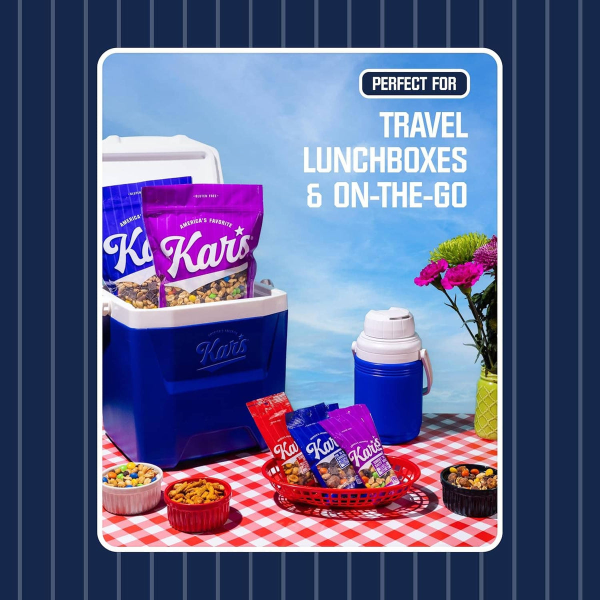 Kar’S Nuts Sweet ‘N Salty Deluxe pouch for travel lunchboxes and on-the-go snacks