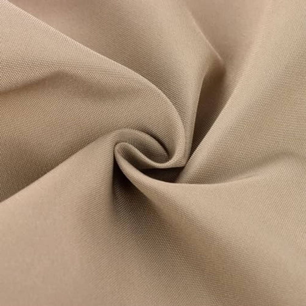 Beige woven umbrella cover fabric texture, close-up