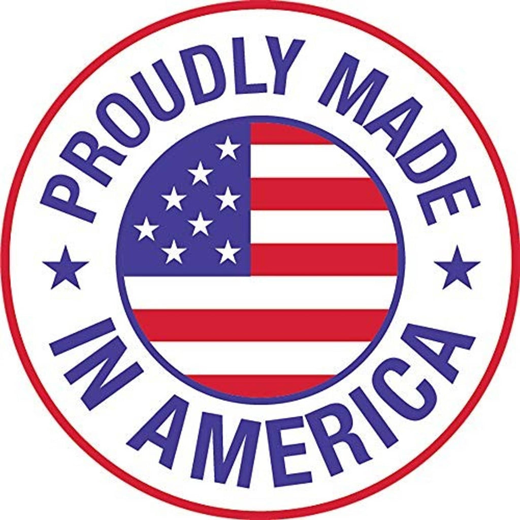 Proudly Made in America seal badge
