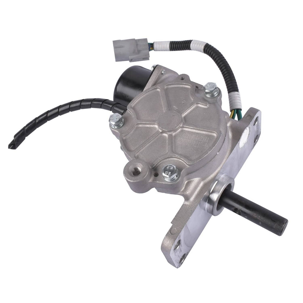 Rear differential lock actuator with black vacuum hose and wiring pigtails