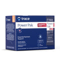 Power Pak electrolyte powder box, dark blue with Raspberry Flavor panel