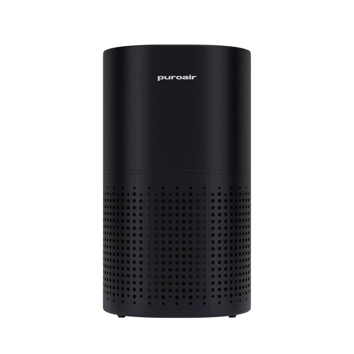 Black PuroAir 240 HEPA air purifier cylinder with perforated side vents