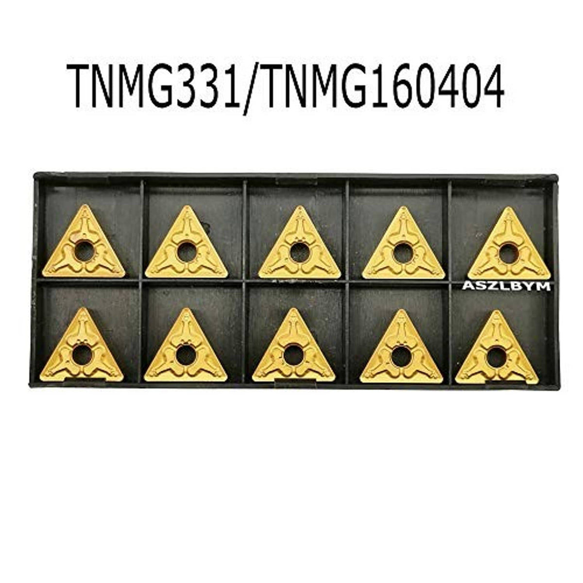 Carbide insert tray with multiple triangular TNMG331/TNMG160404 cutting inserts