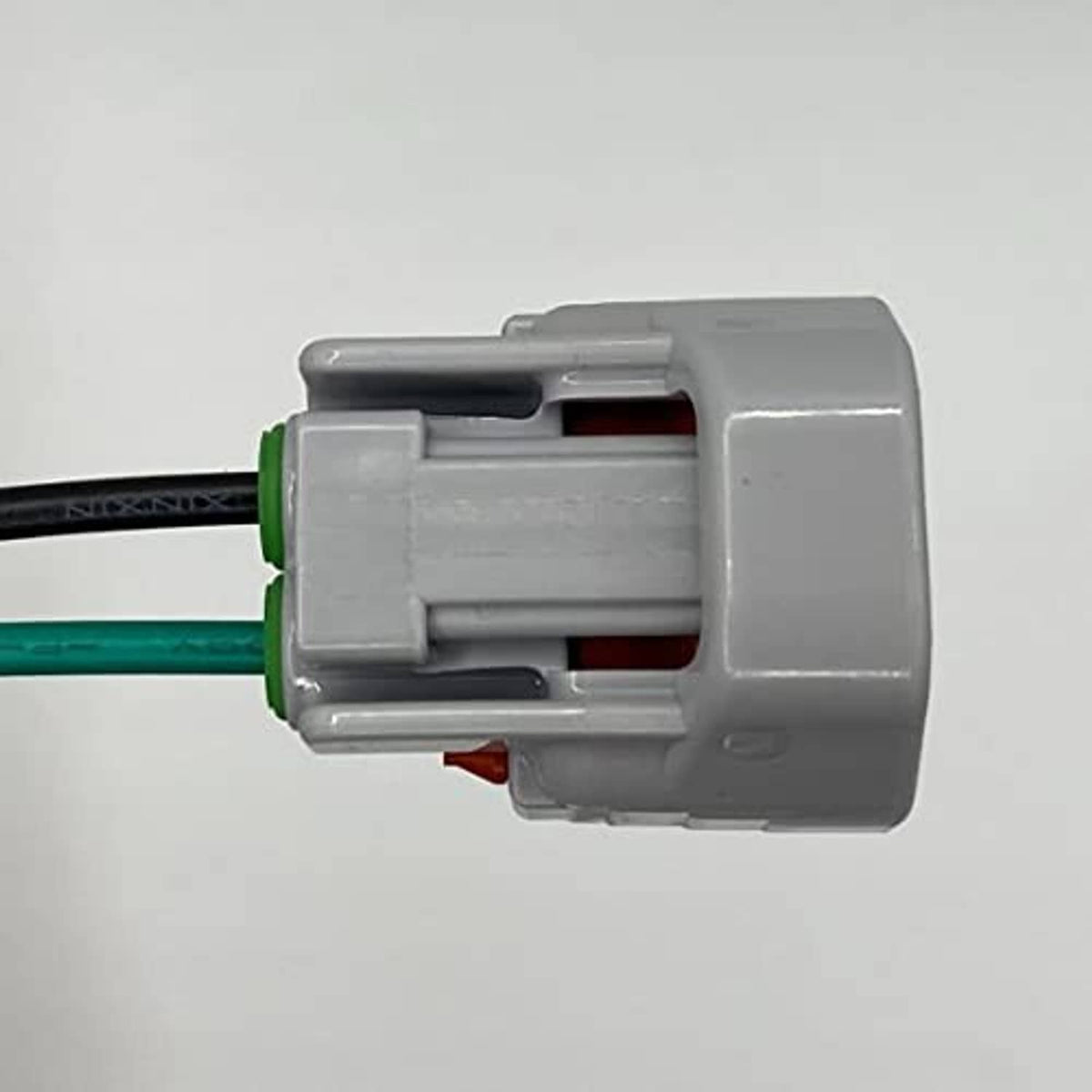 Vehicle speed sensor connector wiring harness, gray 2-pin plug with green wire