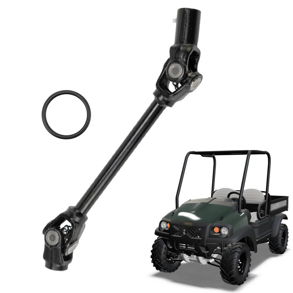 Rear prop shaft assembly with universal joints and black O-ring seal