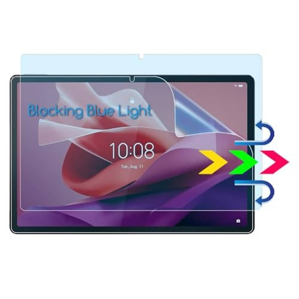 2-pack anti blue light screen protector film for 12.7-inch tablet, clear with alignment tabs