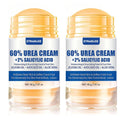 Urea cream jar pair with blue label, 60% urea and 2% salicylic acid