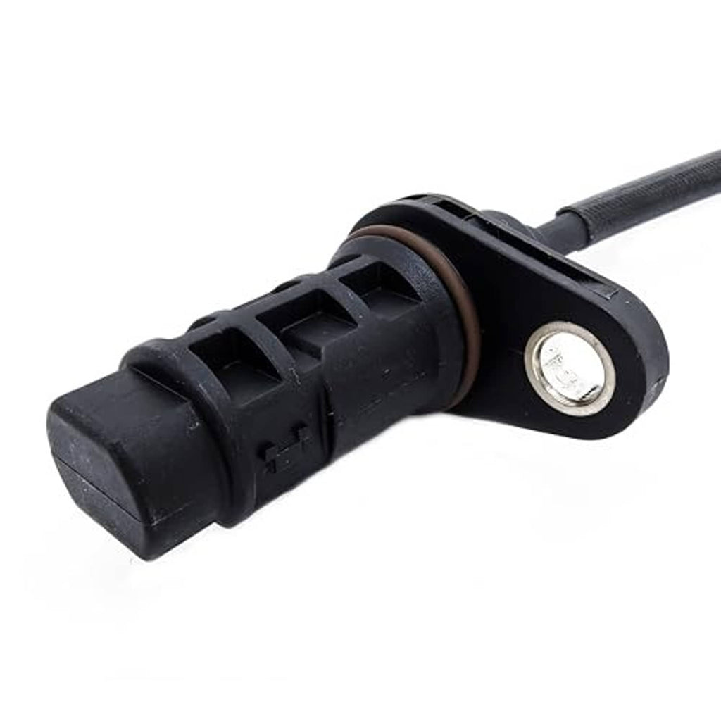 Crankshaft position sensor body with round metal mounting screw