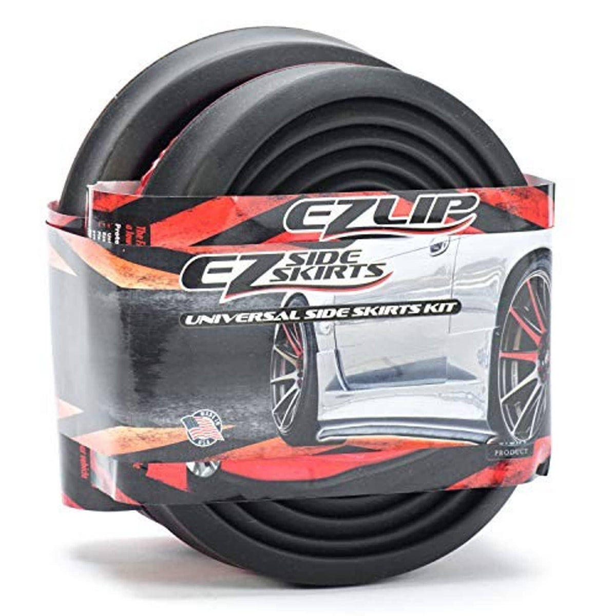 Universal side skirts kit box featuring EZ Lip EZ Side Skirts and included protector