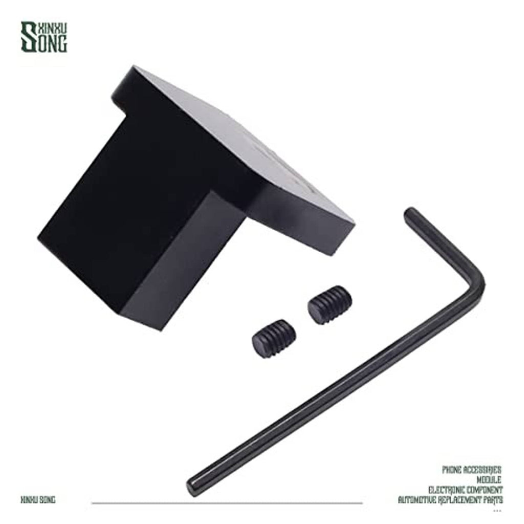 Hood latch release handle repair kit: black latch bracket, hex key, screws